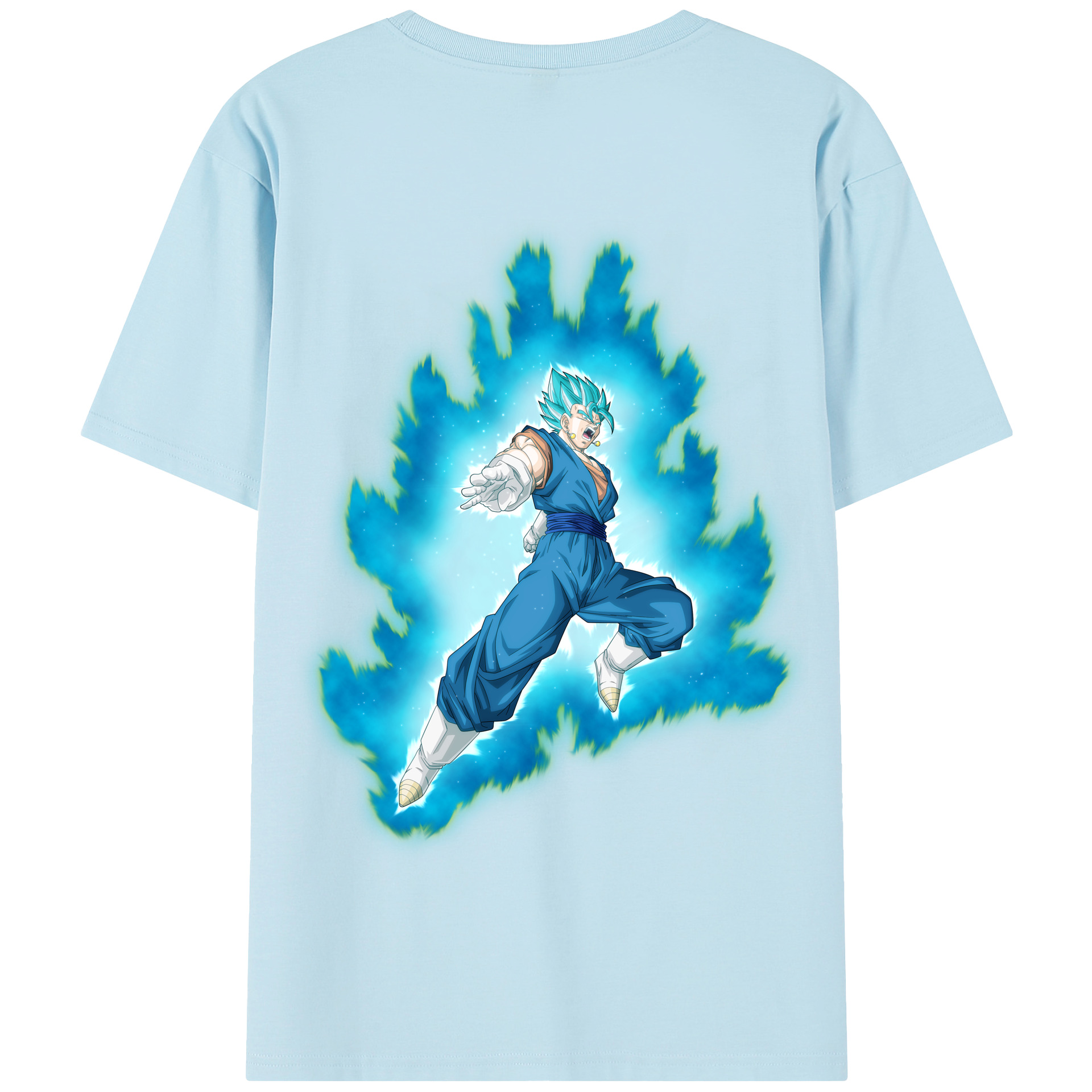 （画像用） ドラゴンボール ベジット DRAGON BALL Vegetto 綿100％半袖Tシャツ（背面プリント）
